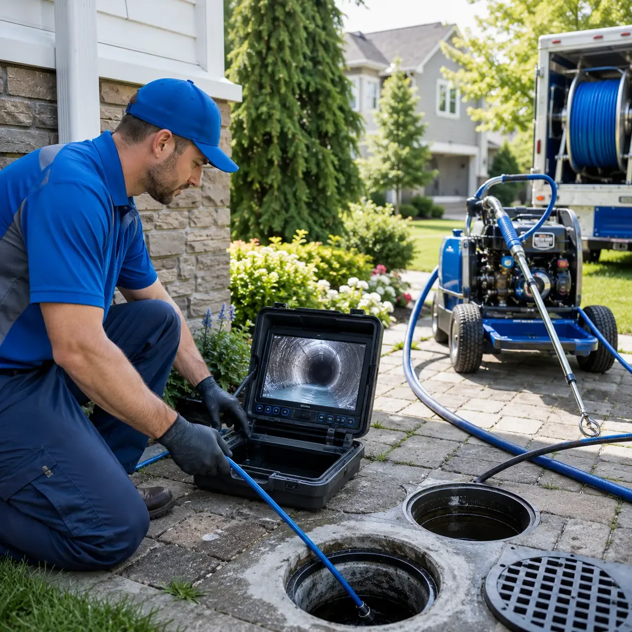 Outdoor drain cleaning professionals serving Blair, WV
